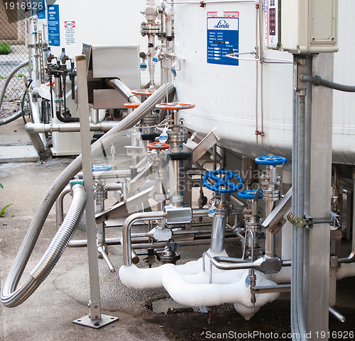 Image of Liquid nitrogen handling equipment