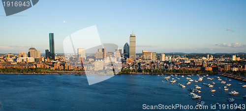 Image of Boston's Back Bay and Cambridge, MA