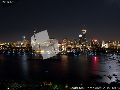 Image of Boston's Back Bay and Cambridge, MA