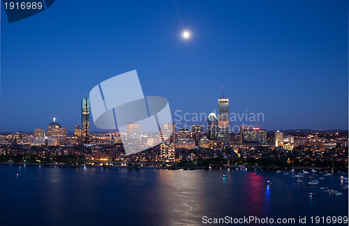 Image of Boston's Back Bay and Cambridge, MA