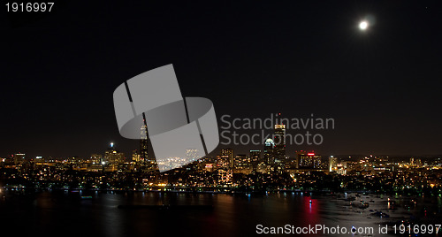 Image of Boston's Back Bay and Cambridge, MA