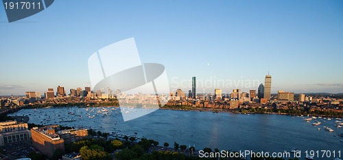 Image of Boston's Back Bay and Cambridge, MA