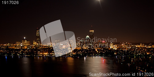 Image of Boston's Back Bay and Cambridge, MA