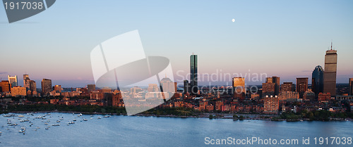 Image of Boston's Back Bay and Cambridge, MA