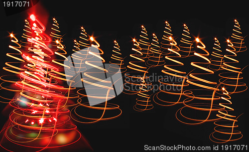 Image of christmas forest 