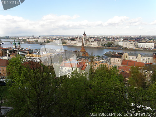 Image of View from Buda hill, Budapest, Hungary