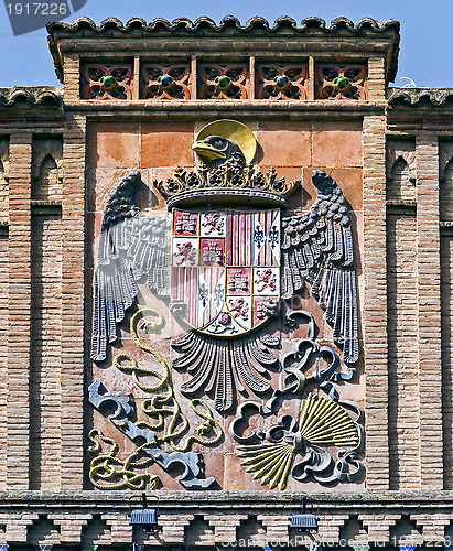 Image of old coat of Spain in Toledo