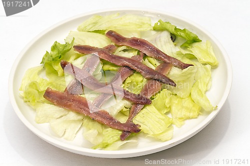 Image of ration of anchovies in vinegar