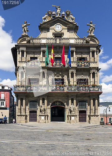 Image of Town hall of Pamplona, Navarra, SPAIN.