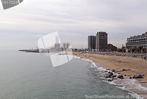 Image of Badalona Spain Coast and Beach