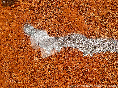 Image of Painted rough cement wall