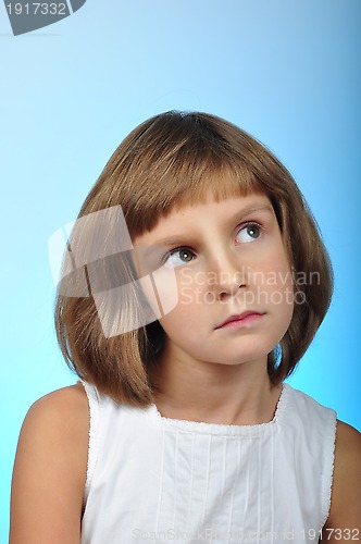 Image of pensive child