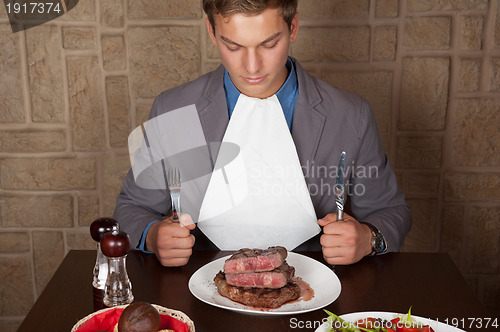 Image of eat a beef steak