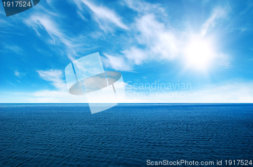 Image of Sea and perfect sky