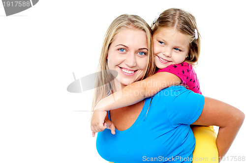 Image of Mom and daughter having fun
