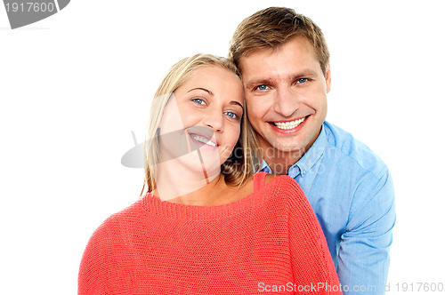 Image of Beautiful young happy couple