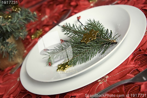 Image of Christmas dinner table