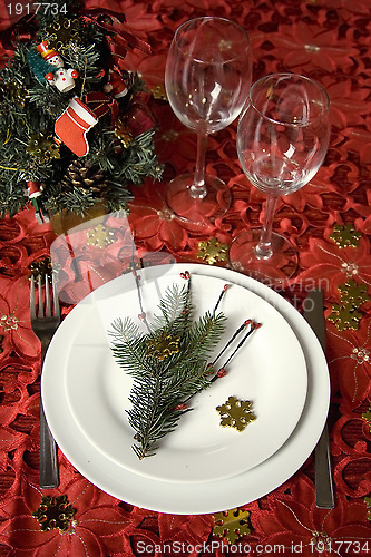 Image of Christmas dinner table