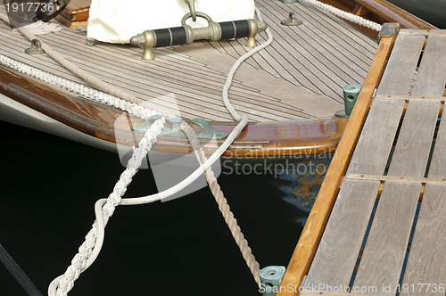 Image of Yacht boarding ladder