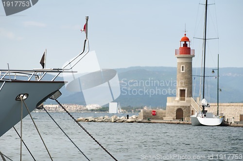 Image of Port light in Saint Tropez