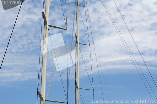 Image of Masts of yachts