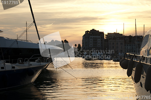 Image of Yachts moored in Cannes