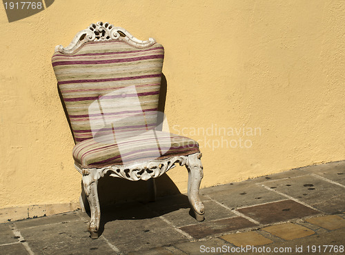 Image of Old chair in baroque style