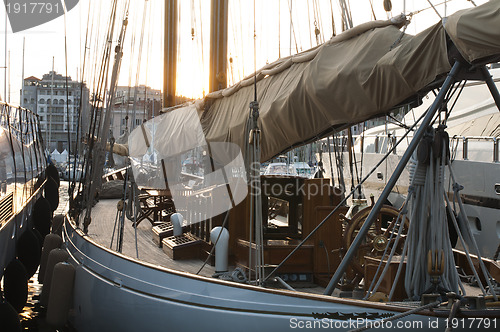 Image of Yachts moored in Cannes