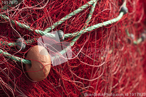 Image of Fishing nets background