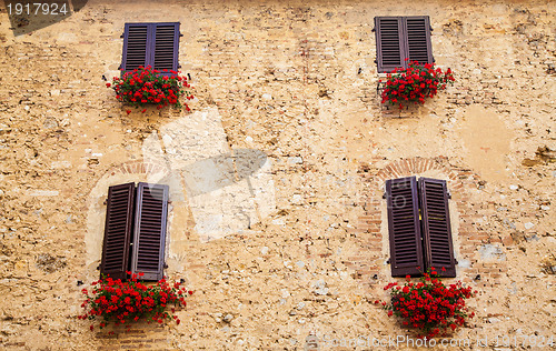 Image of Windows in Tuscany