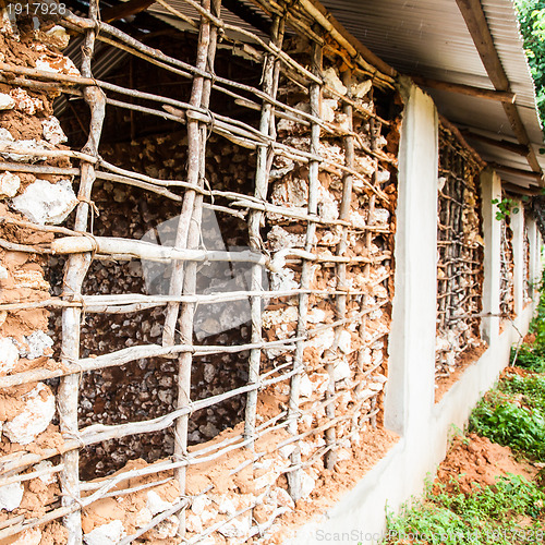 Image of Building house in Africa