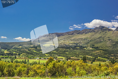 Image of Beautiful hills of South Africa