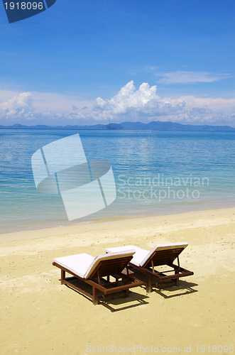 Image of beach and tropical sea