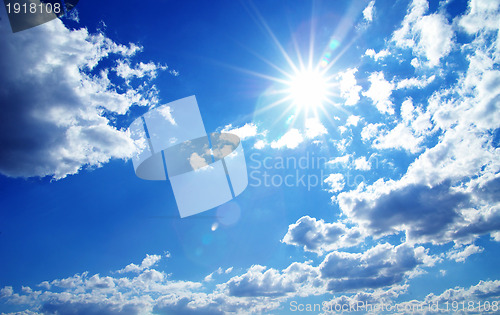 Image of blue sky 