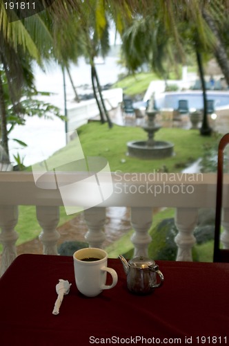 Image of coffe at the resort