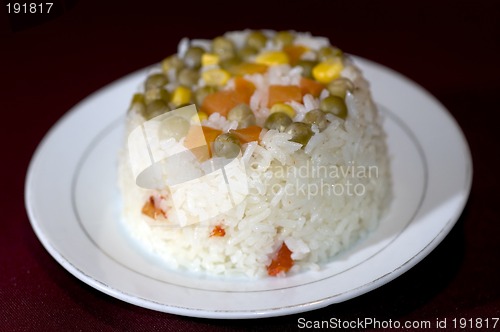 Image of rice and vegetables