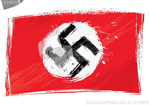 Image of Grunge Nazi flag