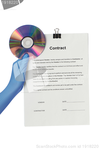 Image of Doctor with contract