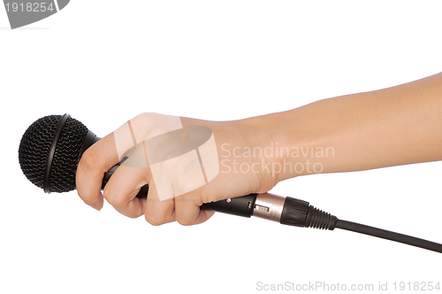 Image of black microphone