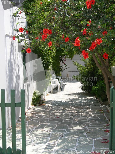Image of greek island scene