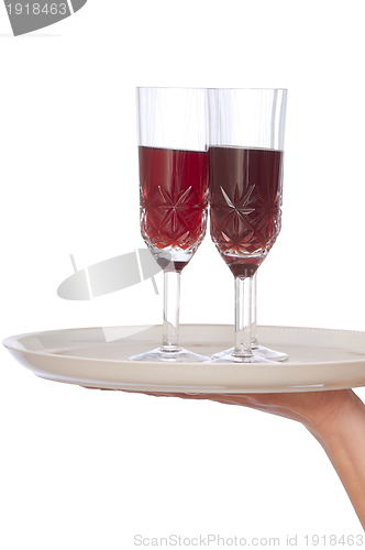 Image of two glasses champagne