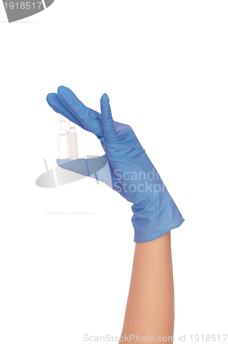 Image of ampules for making a vaccination