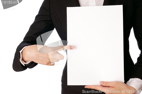 Image of white blank paper