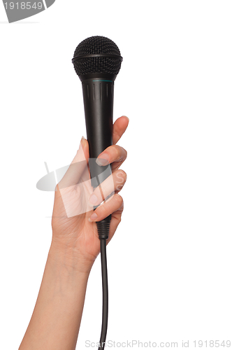 Image of black microphone