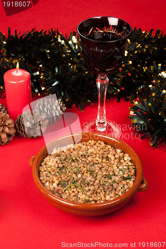 Image of Cold Christmas salad