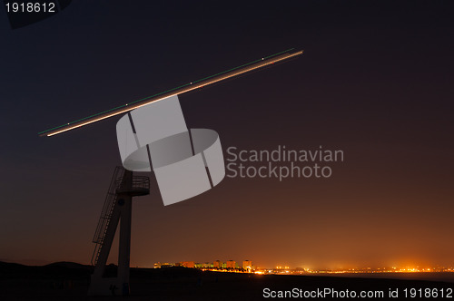 Image of Takeoff at night