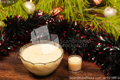 Image of Christmas eggnog