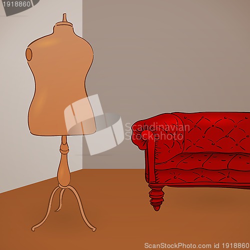 Image of Clothing Mannequin Illustration