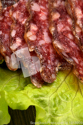 Image of Slices of Smoked Sausage