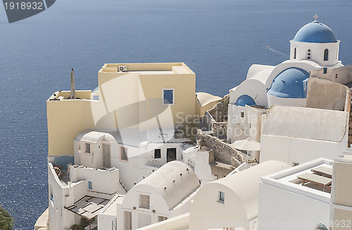 Image of Aegean island Santorini